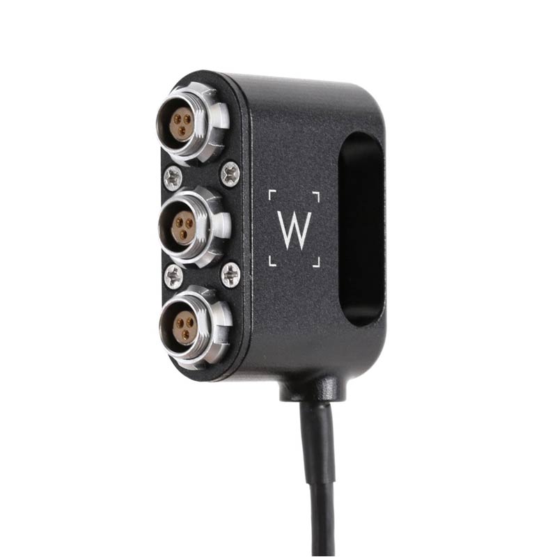 Wooden Camera 1 to 3 Mini Power Splitter (3pin Fischer)